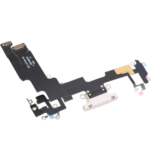 iPhone 14 Charging Port Flex Cable(White) original - Image 2