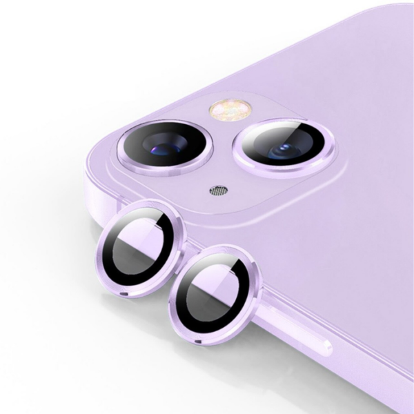 iPhone 14 Camera Lens with Frame – Purple - Image 2