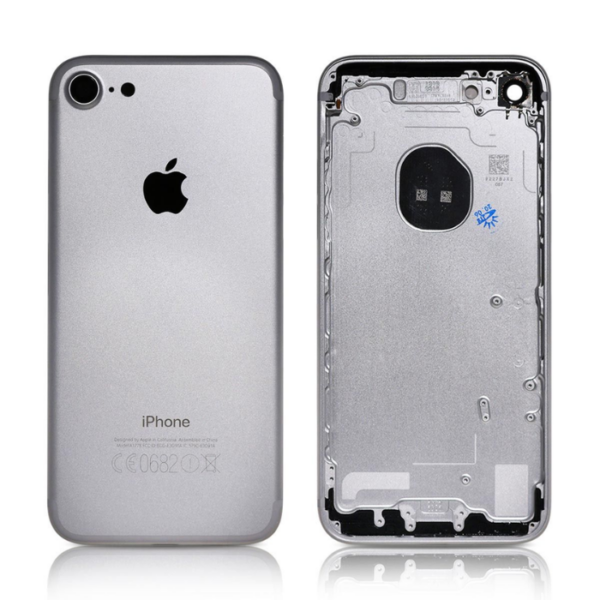 iPhone 7 Housing without small Parts HQ Silver