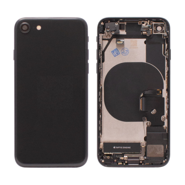 iPhone SE 2020 Housing with Small Parts Pulled Black