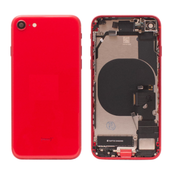 iPhone SE 2020 Housing with Small Parts Pulled Red