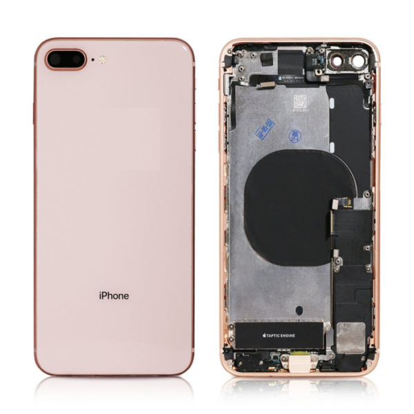 iPhone 8 Plus Housing with small Parts Pulled Gold