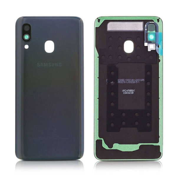 Samsung Galaxy A40 Back Cover Black