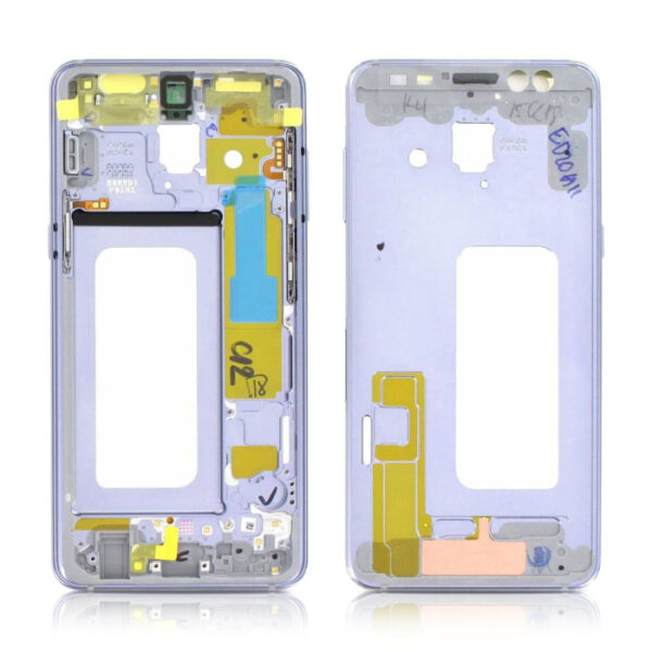 Samsung Galaxy A8 2018 LCD Bracket Display Frame Violet