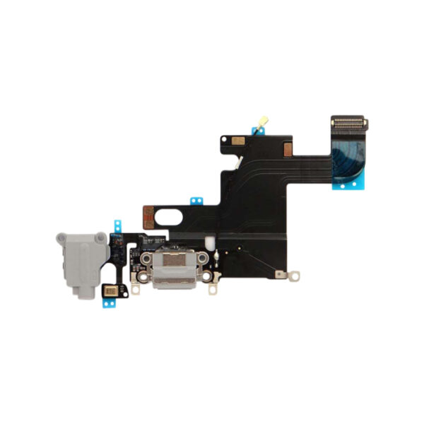 iPhone 6G Headphone Jack with Charging Connector Flex Cable - Black