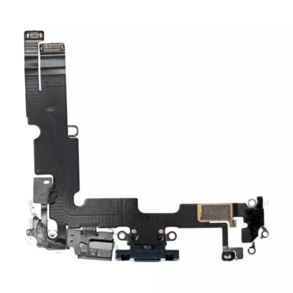 iPhone 14 Charging Port and Microphone Flex Cable - Midnight