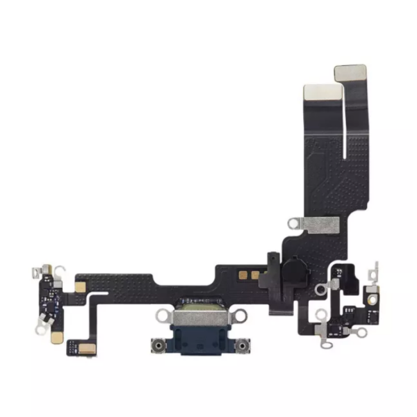 iPhone 14 Charging Port and Microphone Flex Cable - Midnight - Image 2