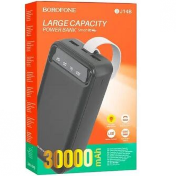 Borofone BJ14B Freeway Powerbank 30000mAh - Black