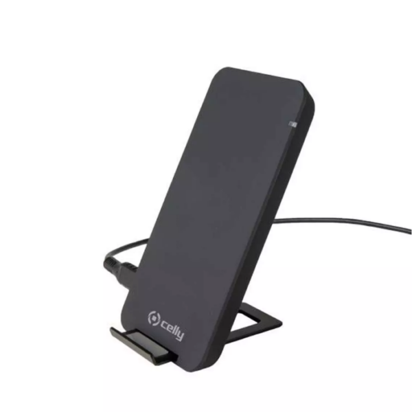 Celly 10W Wireless Charging Stand Black - Image 2