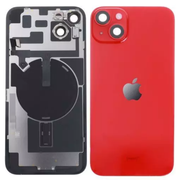 iPhone 14 Glass Panel Original Pulled - Red