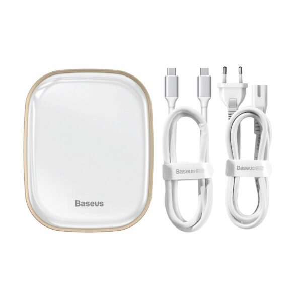 Baseus Type-C HUB AC Multi-function Charger - White