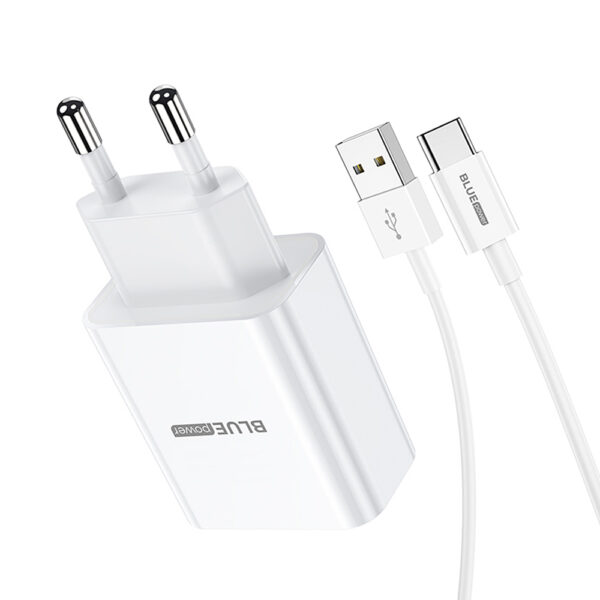 Charger for Mobile phones 10.5W Power Adapter + 1m Type-C Cable White - Image 5