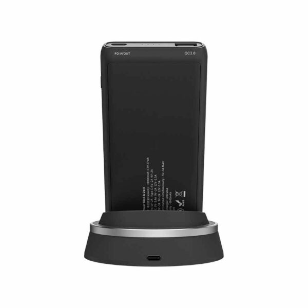 Nillkin PowerMount Fast Wireless Charger Power Bank & Dock 10000 mAh Grey - Image 3