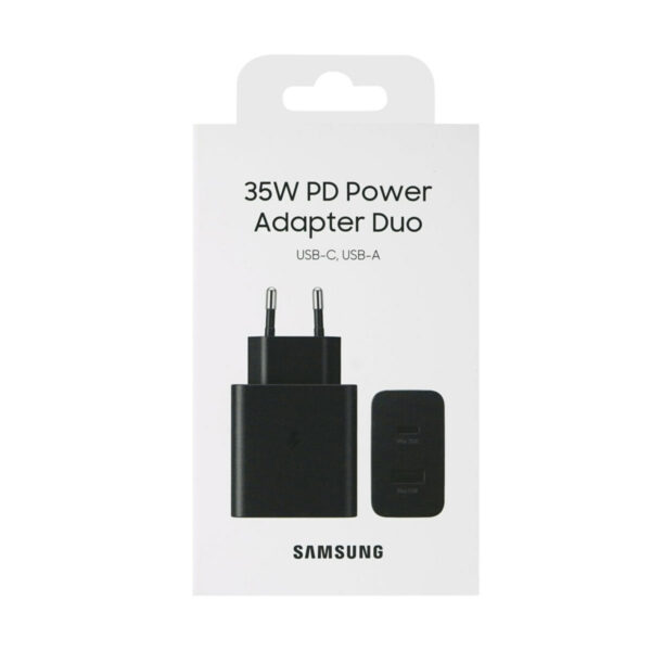 Samsung SFC Travel Adapter Duo (30W Fast Charging Function) without Cable Black - Image 4