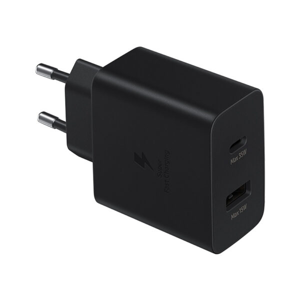 Samsung SFC Travel Adapter Duo (30W Fast Charging Function) without Cable Black