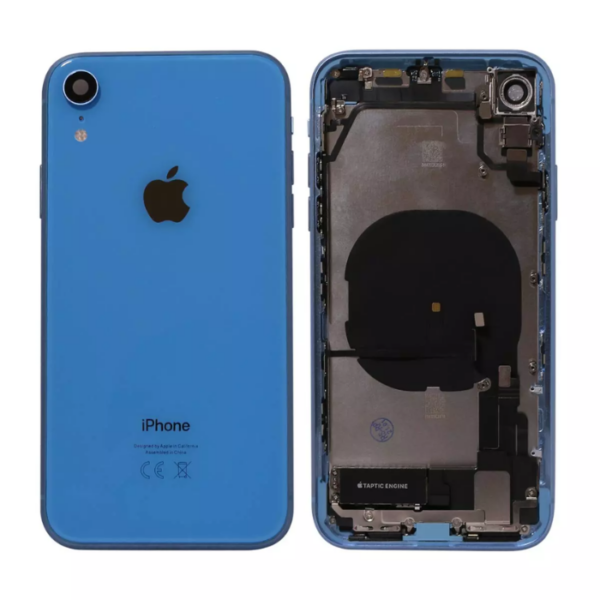 iPhone XR Housing withOUT Small Parts Blue HQ