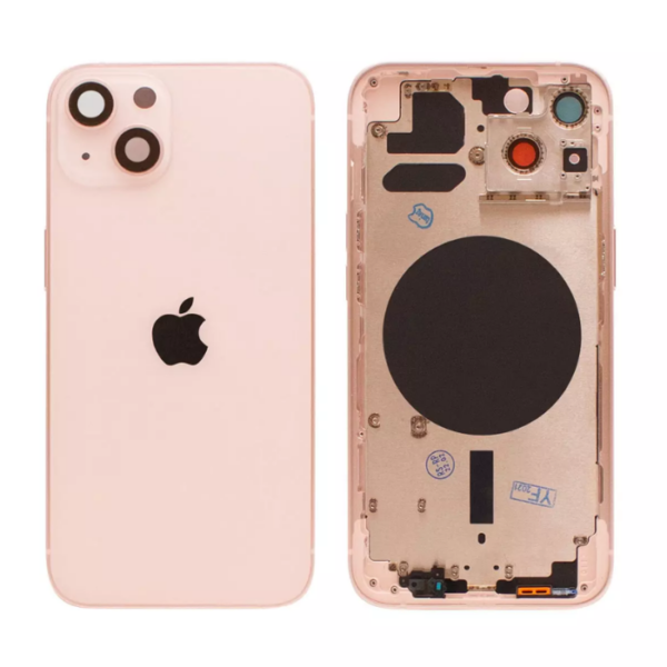 iPhone 13 Mini Housing Without Small Parts HQ Pink