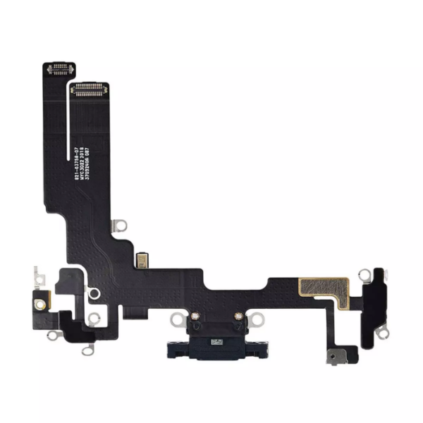 iPhone 14 Charging Port and Microphone Flex Cable - Blue - Image 2