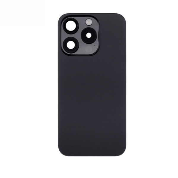 iPhone 15 Pro Back Glass With Small Parts Pulled –Black Titanium - Image 2